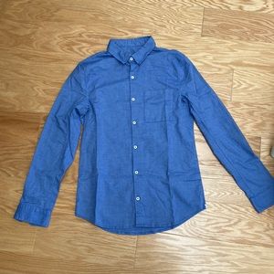 Blue Lululemon men’s button down shirt